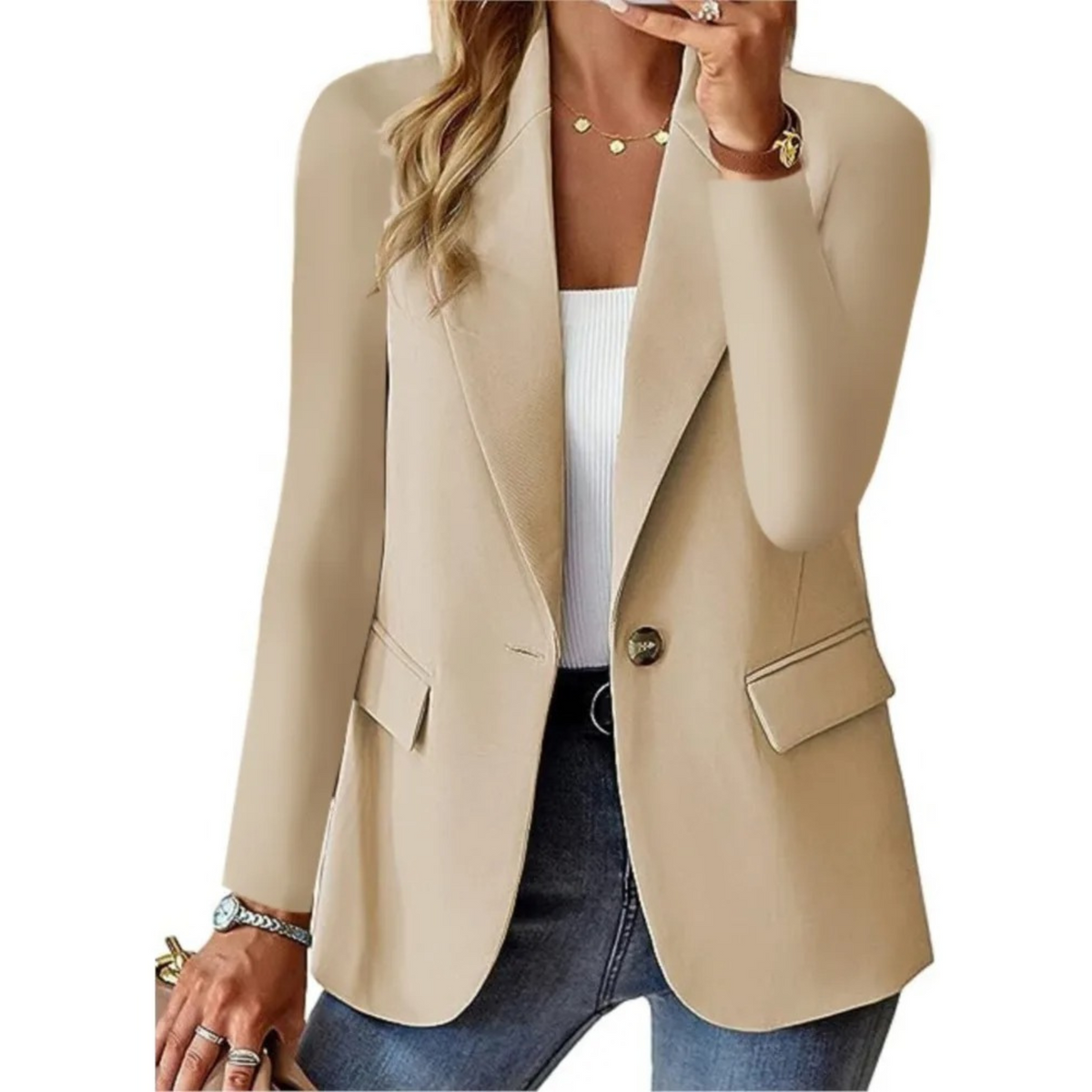 JO | Casual long-sleeved women's blazer