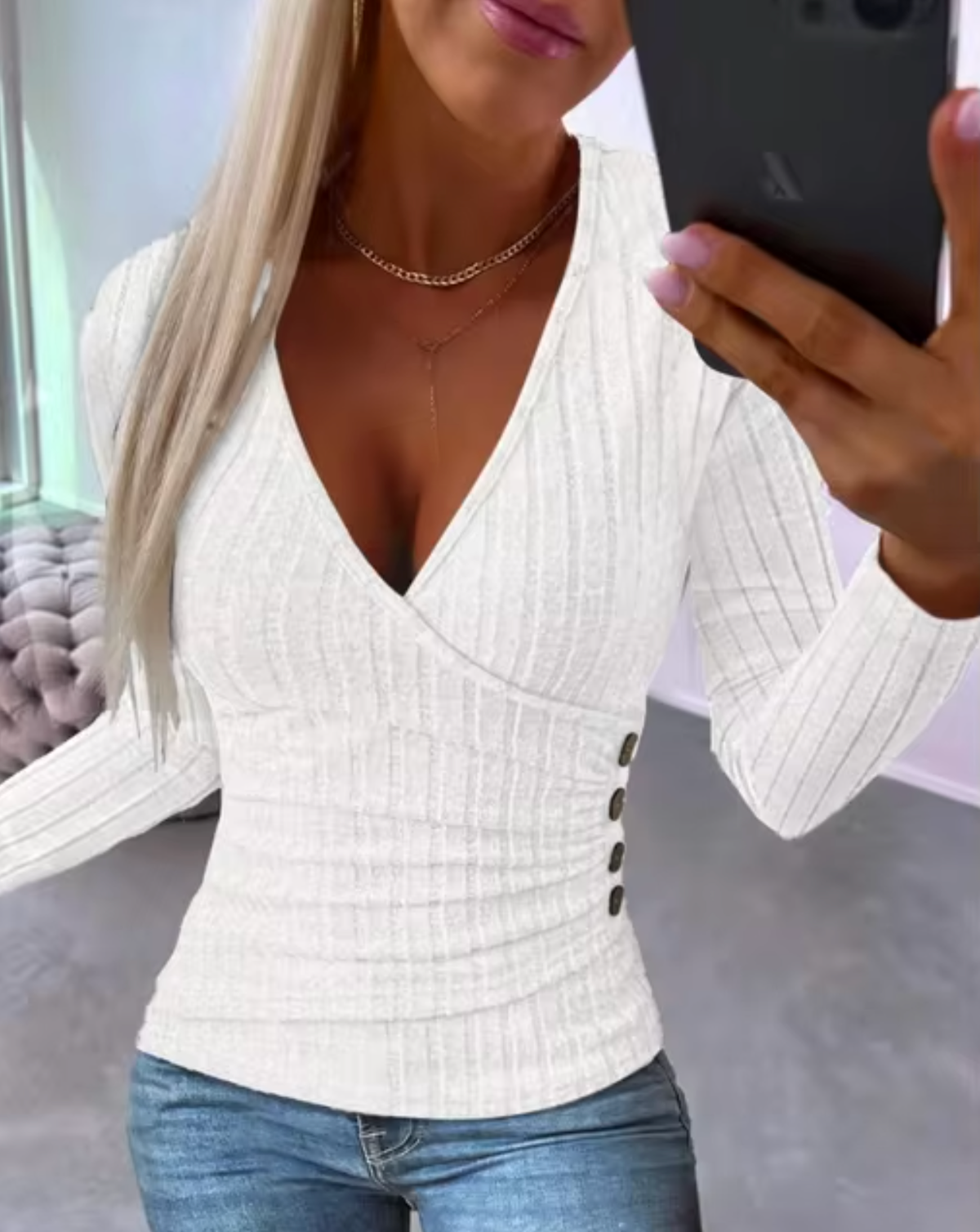 Gracefully Designed Sweater