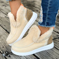 Isabel® | Cozy winter slippers for women: fleece lining, PU sole and soft fabric construction