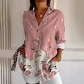 Comstylish Hippie Crane Print Women'S Shirt