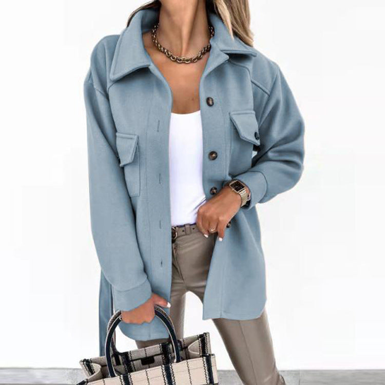 JO | elegant jacket with buttons and pockets