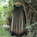 Vintage Tribal Viking Celtic Knot Gradient Tank Midi Dress artswardrobe