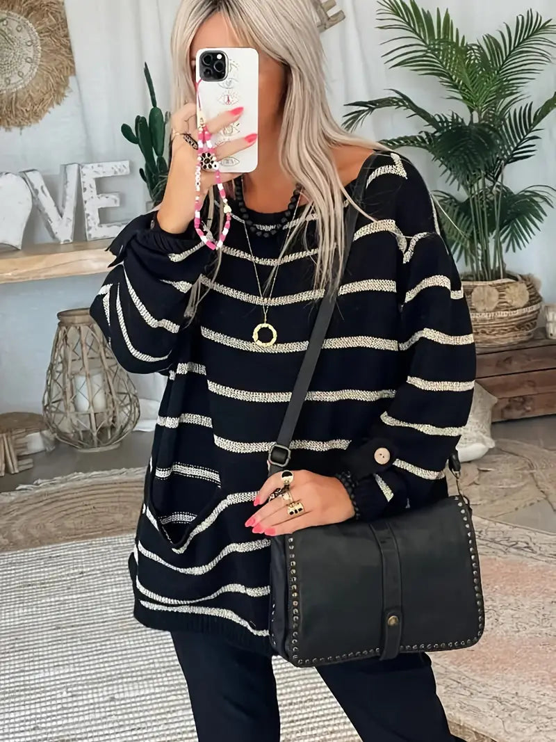 JO | Striped sweater for women