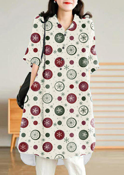 Jade Green Linen Linen Shirt Dress