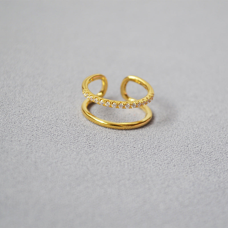 Delicate Artisan Gold Ring