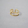 Delicate Artisan Gold Ring