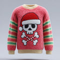 Comstylish Men's Christmas Skull Comfortable Plush Sweatshirt