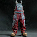 Comstylish Men's Christmas Party Denim Jumpsuit