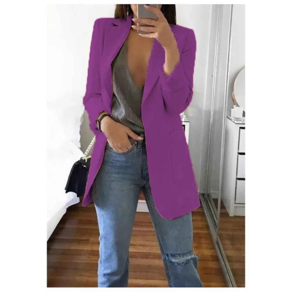JO | Stylish pocket blazer for women