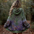 Women's Viking Tree Of Life Cozy Warm Zip-up Cardigan artswardrobe