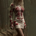 Beige red