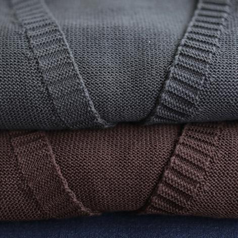 Aesthetic Knitwear Dark Gray V Neck Sleeveless Knitted Jackets