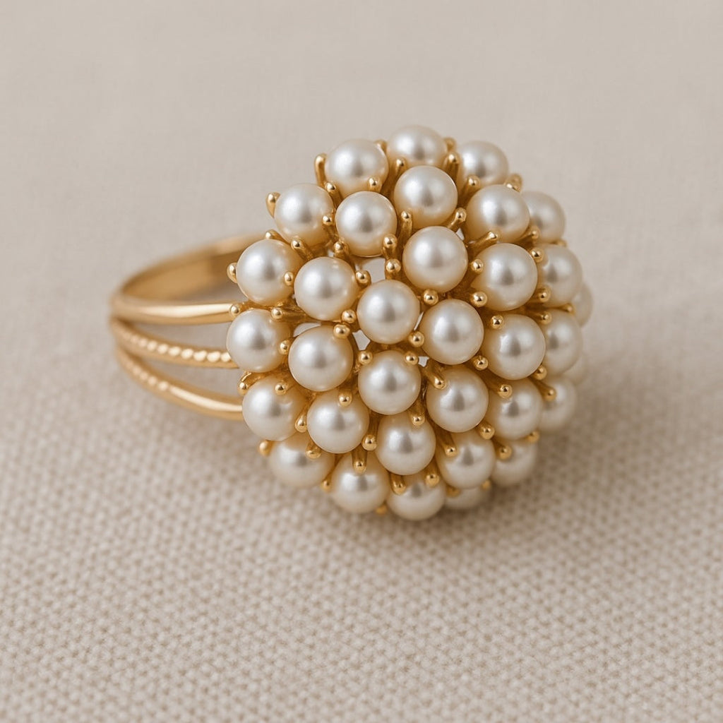 Romantic Pearl Ring for Special Moments