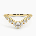 Contoured Diamond Ring