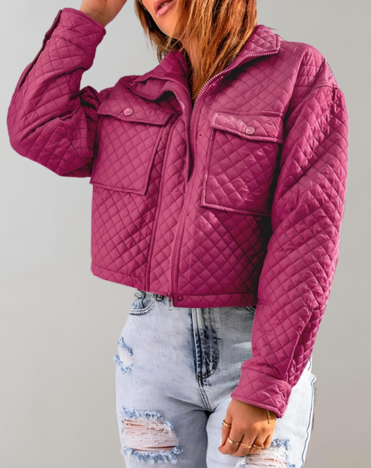 JO | casual lightweight jacket with buttons