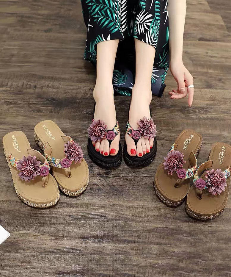 Coffee Holiday Thong Sandals