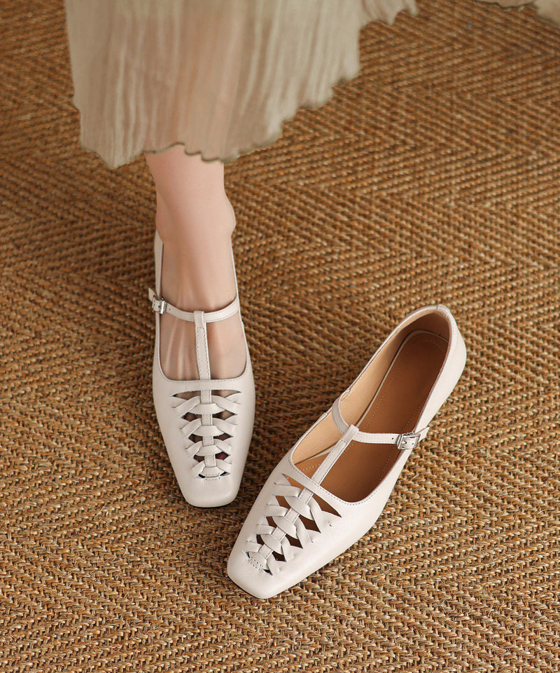 Blue Flat Shoes for Hollow Out Flat Feet Shoes