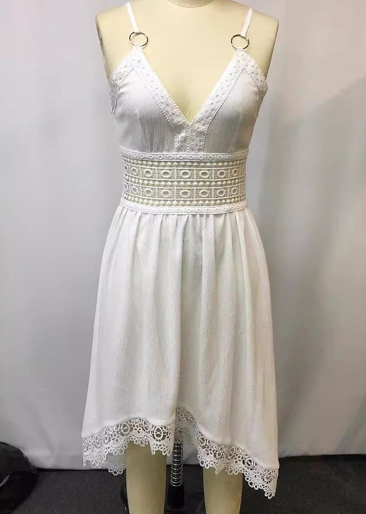 -green-v-neck-plaid-button-chiffon-long-dress-sleeveless