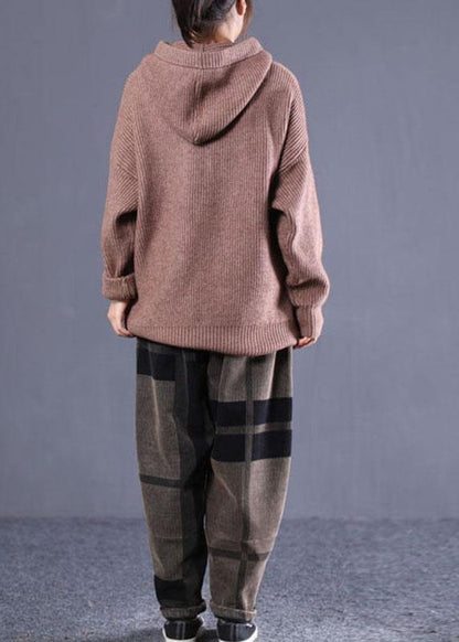 Red Chocolate Knit Fall Knit Top