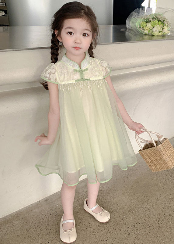Boutique Purple Tasseled Bow Patchwork Tulle Kids Dress Summer