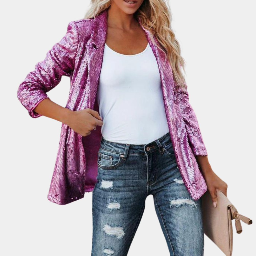 JO | Stylish glitter blazer for women