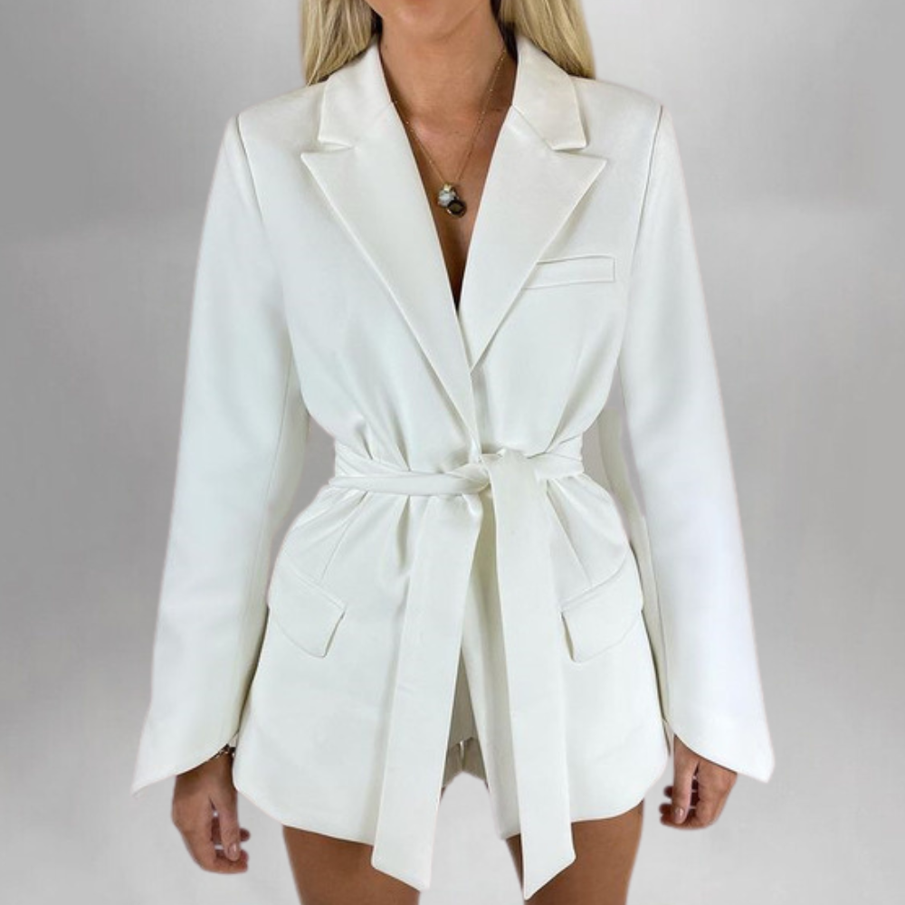 JO | Ladies elegant blazer with belt