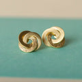 Vintage Golden Braid Earrings
