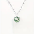 Moss Agate Round Necklace