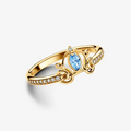 Carriage Charm Ring