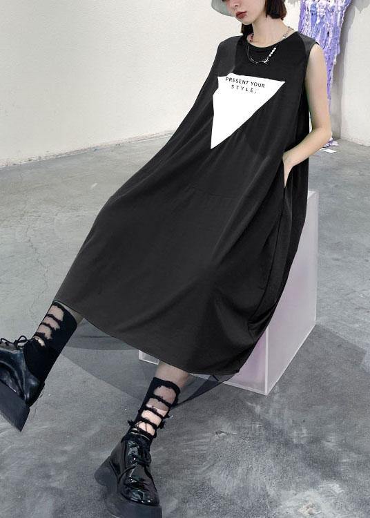 Green Patchwork Tulle Sleeveless Summer Dress