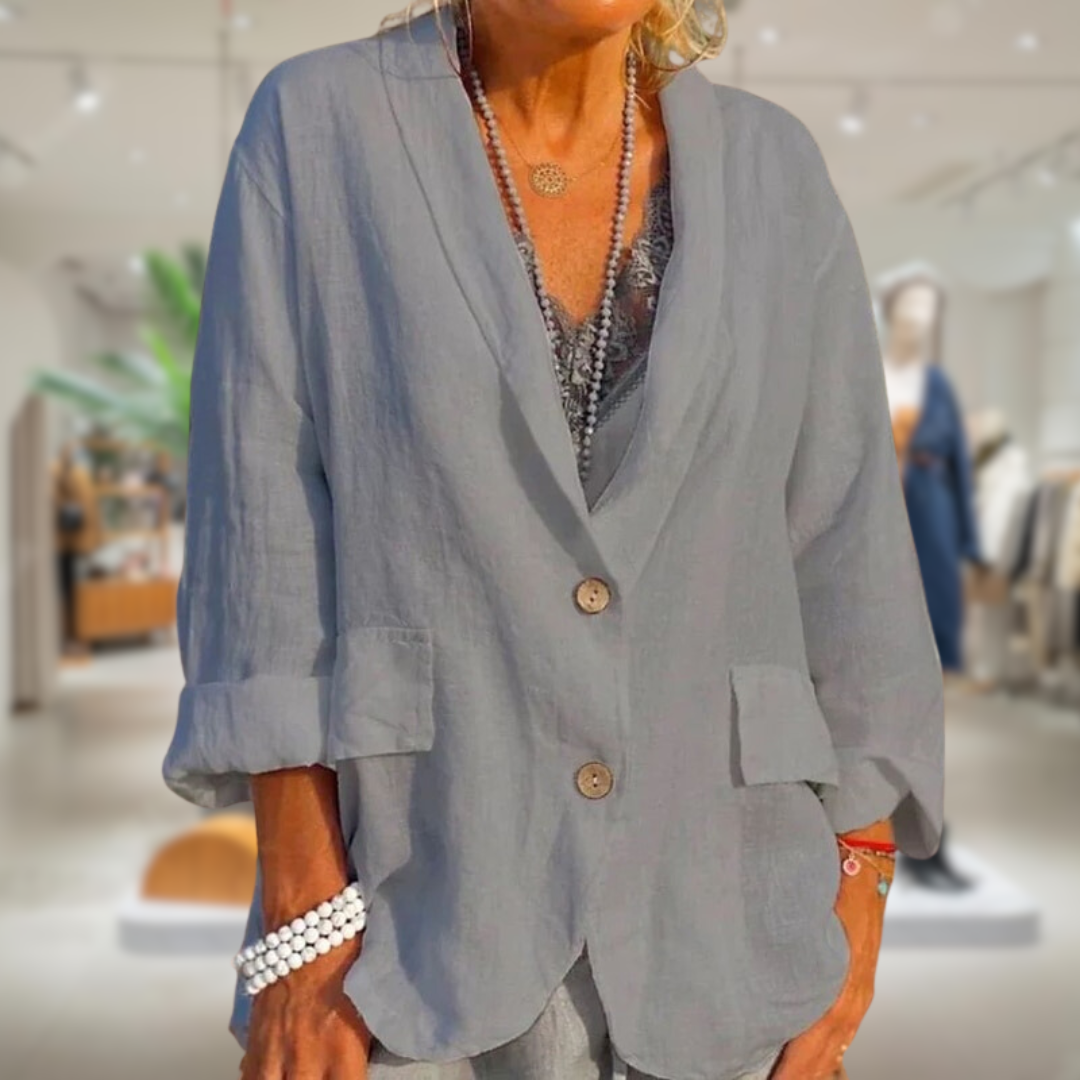 JO | Stylish blazer with buttons for women