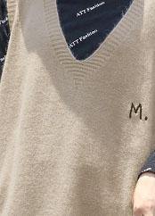 Comfy Khaki Sweater Knit Top Pattern Sleeveless Big Fall Knit Dress
