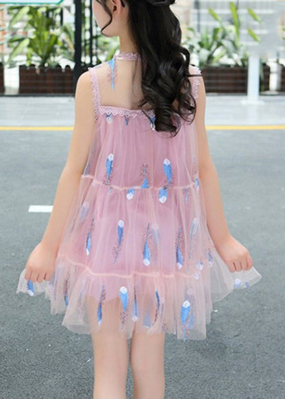 White O-neck Sequins Patchwork Tulle Mid Dress Summer
