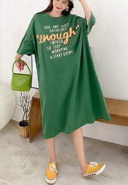 Diy Black Graphic Cotton Summer Dresses