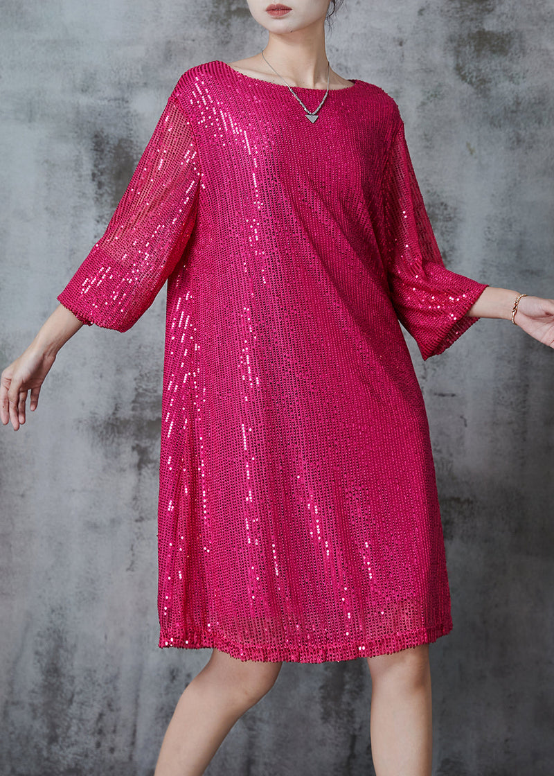 Diy Rose Sequins Tie Waist Tulle Day Dress Spring