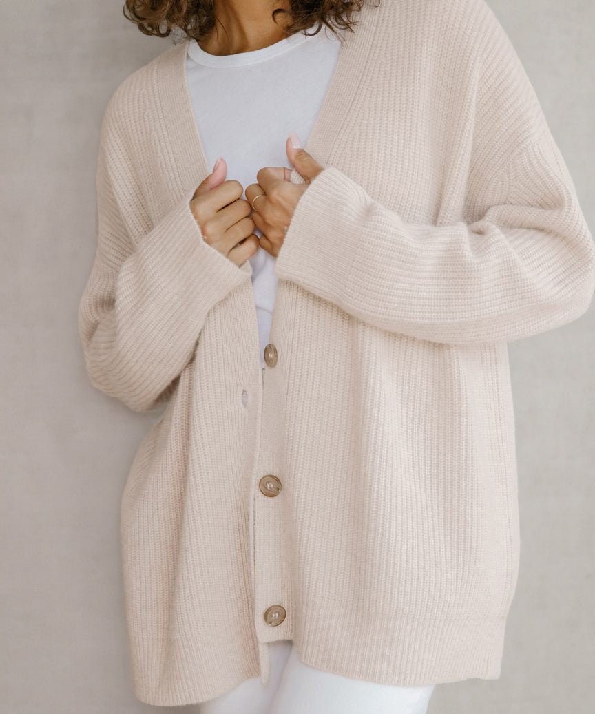 JO | Cashmere cocoon cardigan