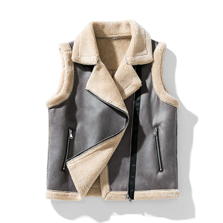 JO | Sleeveless women's coat with fur