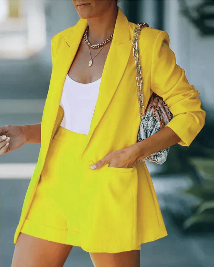 JO | Blazer & Shorts Set
