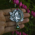 Nature Silver Bunny Necklace