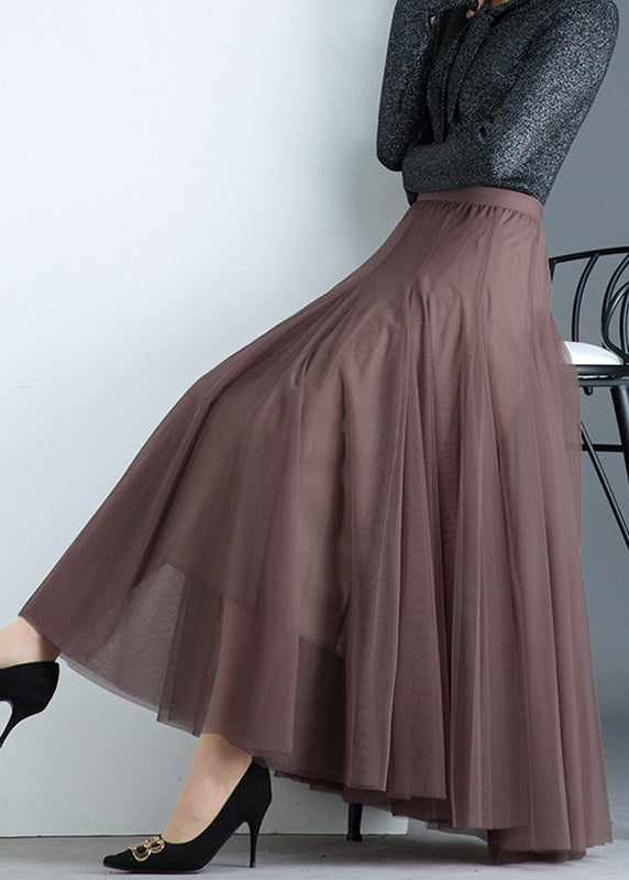 Fine Pleated Fall Winter Tulle Skirts