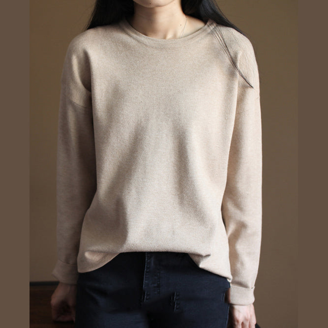Fine Nude Knit Sweaters Casualsweaters New Knit Top Rabbit Fur