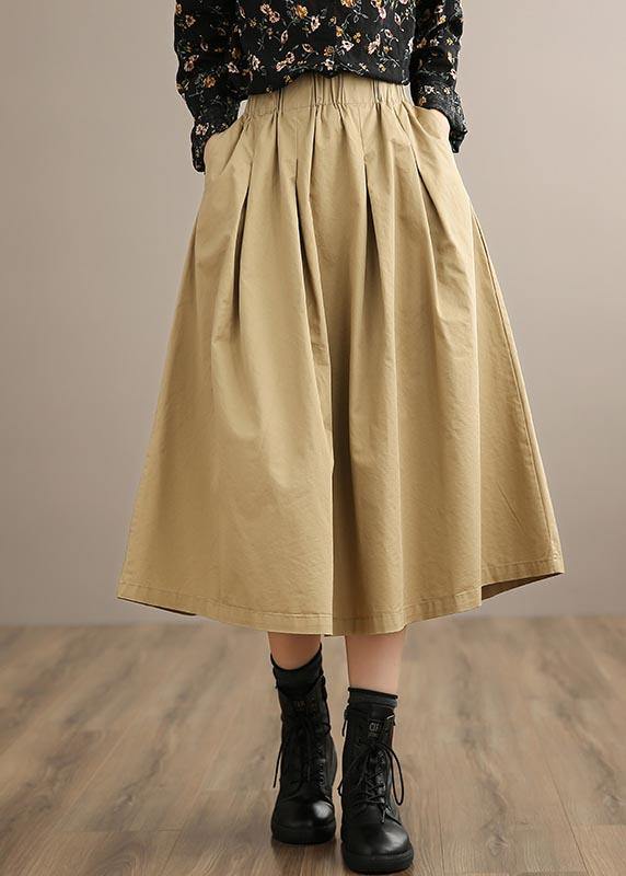 French Grey Clothes for Elastic Waist Art Spring Dresses