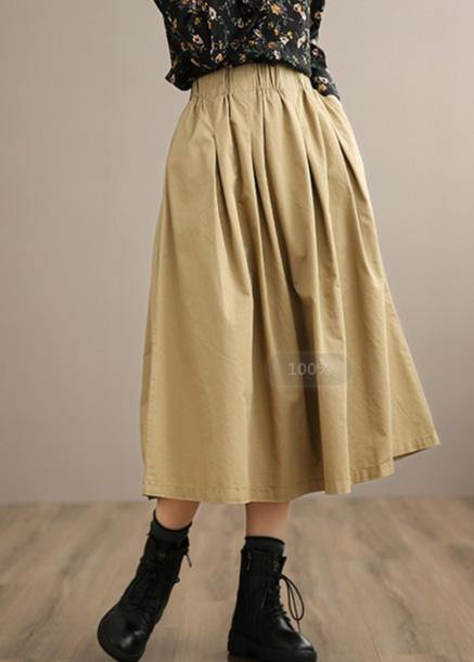 French Grey Clothes for Elastic Waist Art Spring Dresses