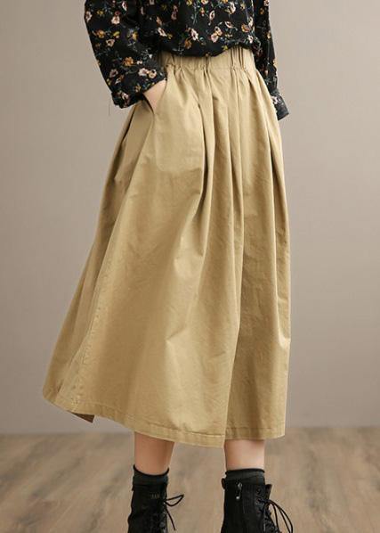French Grey Clothes for Elastic Waist Art Spring Dresses