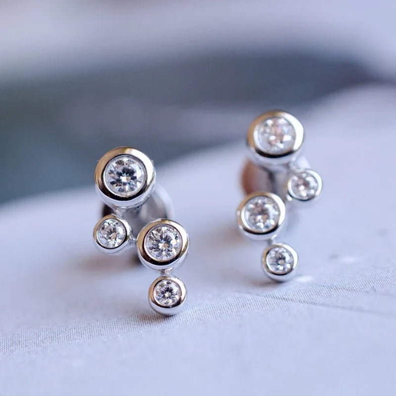Romantic Silver Earring for Special Moments