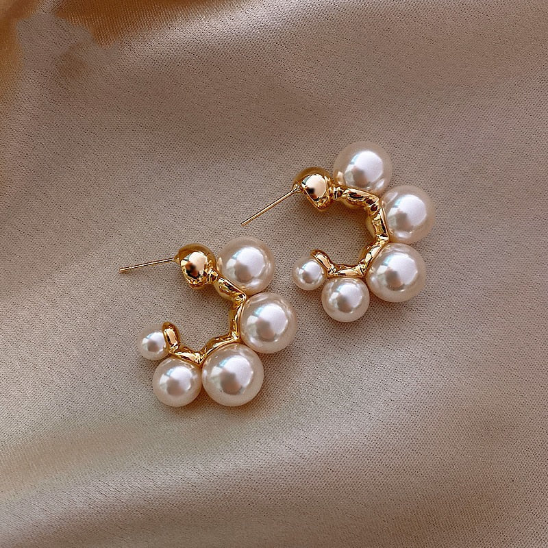 Delicate Artisan Pearl Earring