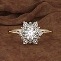 Delicate Artisan Gold Ring