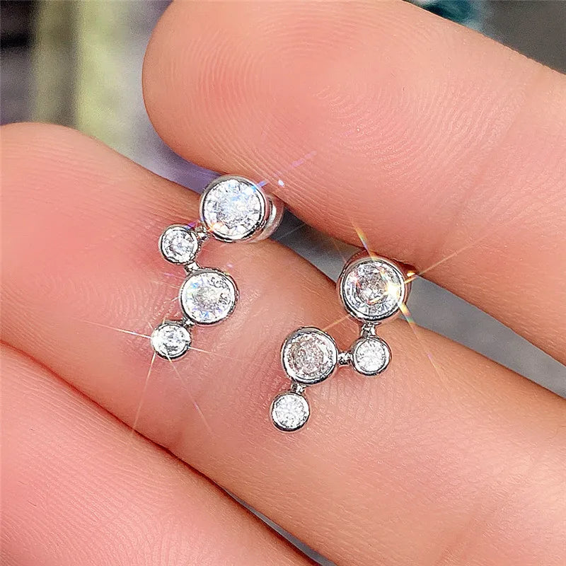 Romantic Silver Earring for Special Moments