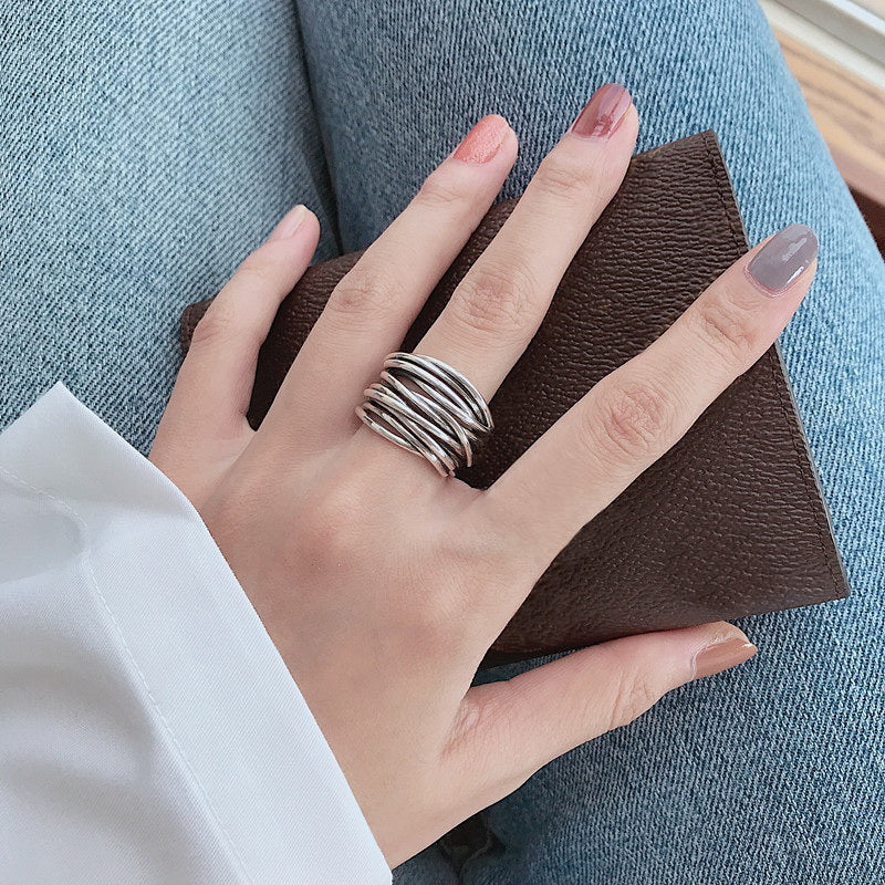 Delicate Artisan Silver Ring