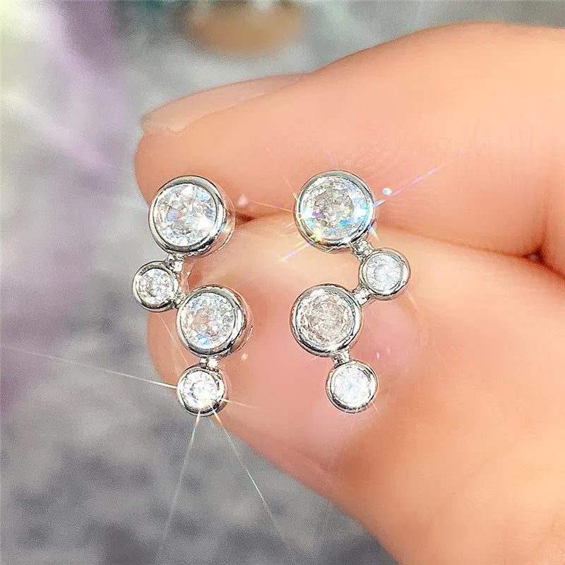 Romantic Silver Earring for Special Moments